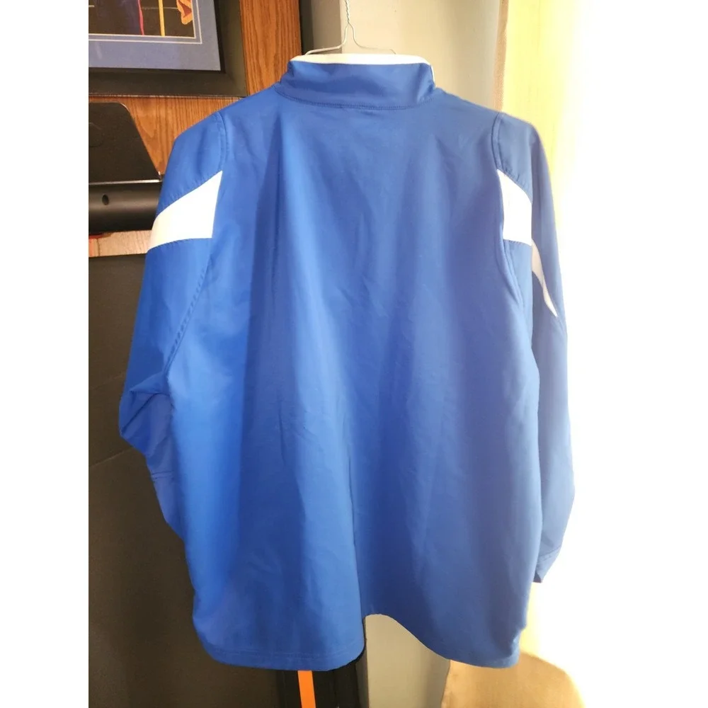 Lot Of 2 Men's Under Armour Wind Breaker 1/4zip  Jackets, Size XL Red And Blue